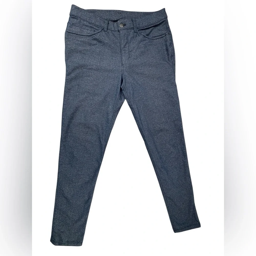 Lululemon | ABC Pant Slim Tech Canvas | Heathered‎ Deep Navy | 31 | Like New!!